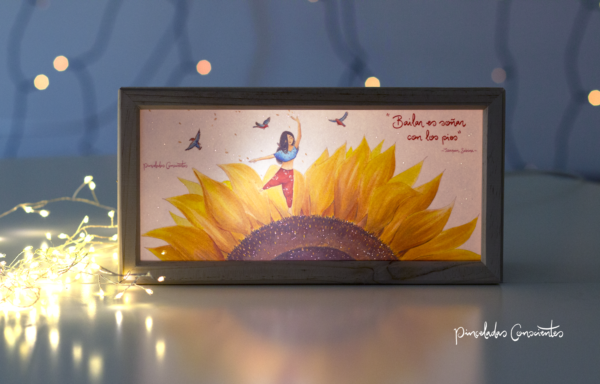 Caja luz girasol - Imagen 2